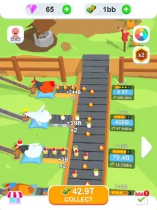 Idle Egg Factory v2.8.4 MOD APK (Unlimited Money/Gems) 3