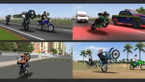 Moto Wheelie 3D v0.58 MOD APK [Unlimited Money/Unlocked all] 2